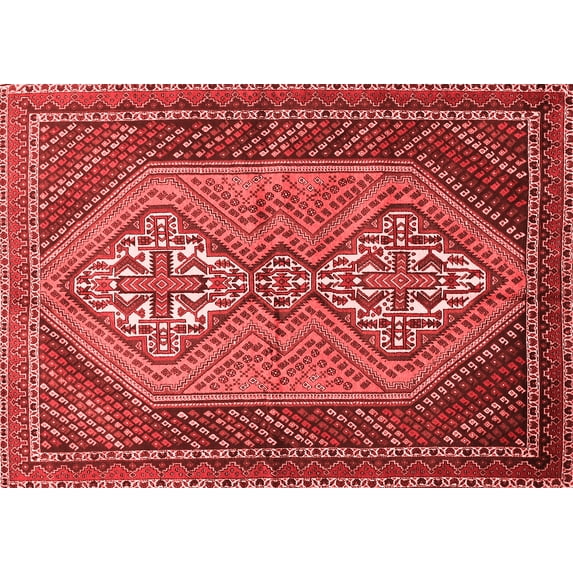 Ahgly Company Indoor Rectangle Persian Red Traditional Area Rugs, 2' x 3'