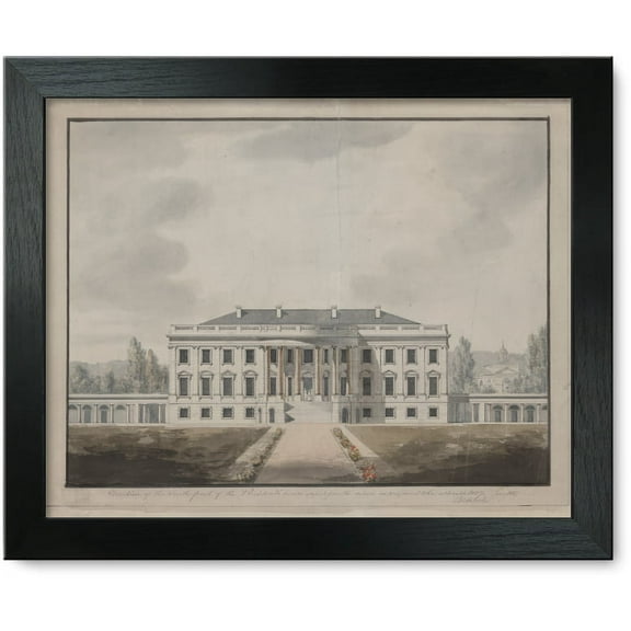 Framed Print: The White House (President's House) Washington, D.C. South Front