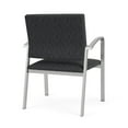 thumbnail image 3 of Newport Reception Waiting Oversize Guest Chair / Silver Steel / Dark Gray, 3 of 5