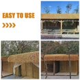 thumbnail image 3 of Decorative Thatched Fake Straw Roof Imitation Thatch Fake Straw Roof Fake Thatch Synthetic Palm Fake Straw Roofing for Decorate, 3 of 5