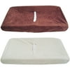 TL Care Heavenly Soft Minky Dot Fitted Contoured Changing Pad Cover Collection