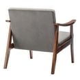 thumbnail image 5 of US Pride Furniture Gopal 27.2" Wide Velvet Accent Chair, Grey, 5 of 5