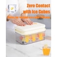 thumbnail image 3 of Juego de bandejas para cubitos de hielo Brigii, 56 cubitos, apilables con tapa, 3 of 6