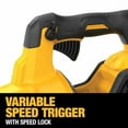 thumbnail image 4 of DeWalt Flexvolt 125 mph 600 CFM 60 V Battery Handheld Leaf Blower Kit (Battery & Charger), 4 of 8