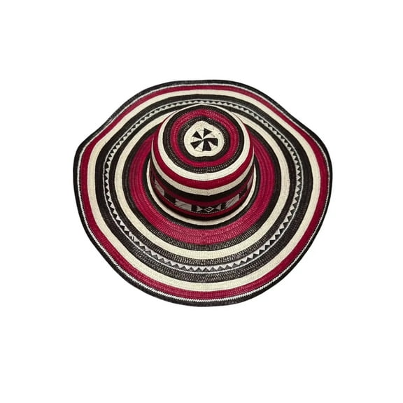Authentic Sombrero Vueltiao Colombian Hat - Adulto Rojo