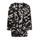 thumbnail image 4 of Blusas para las Mujeres Casual, 3/4 Manga Floral Estampado Camiseta de Moda Top Hecho de Poliéster Transpirable Suave para el Uso Diario de Primavera Otoño, Tops de Blusa para las Mujeres, 4 of 9