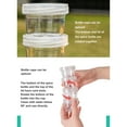 thumbnail image 3 of 5 Pcs Condiment Container, Plastic Sauce Container Reusable Kitchen Condiment Server Organizer with Storage Bag Leafproof Sauce Bottle Food Container Sets for Travel Camping, 3 of 8