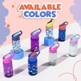 thumbnail image 6 of YOLAY 15oz Kids Water Bottle For School Boys and Girls, Water Bottle with Straw Lid Leak-Proof, Spill Proof, Easy Clean and Dishwasher Safe with Re-Usable and BPA Free - Trucks, 6 of 8