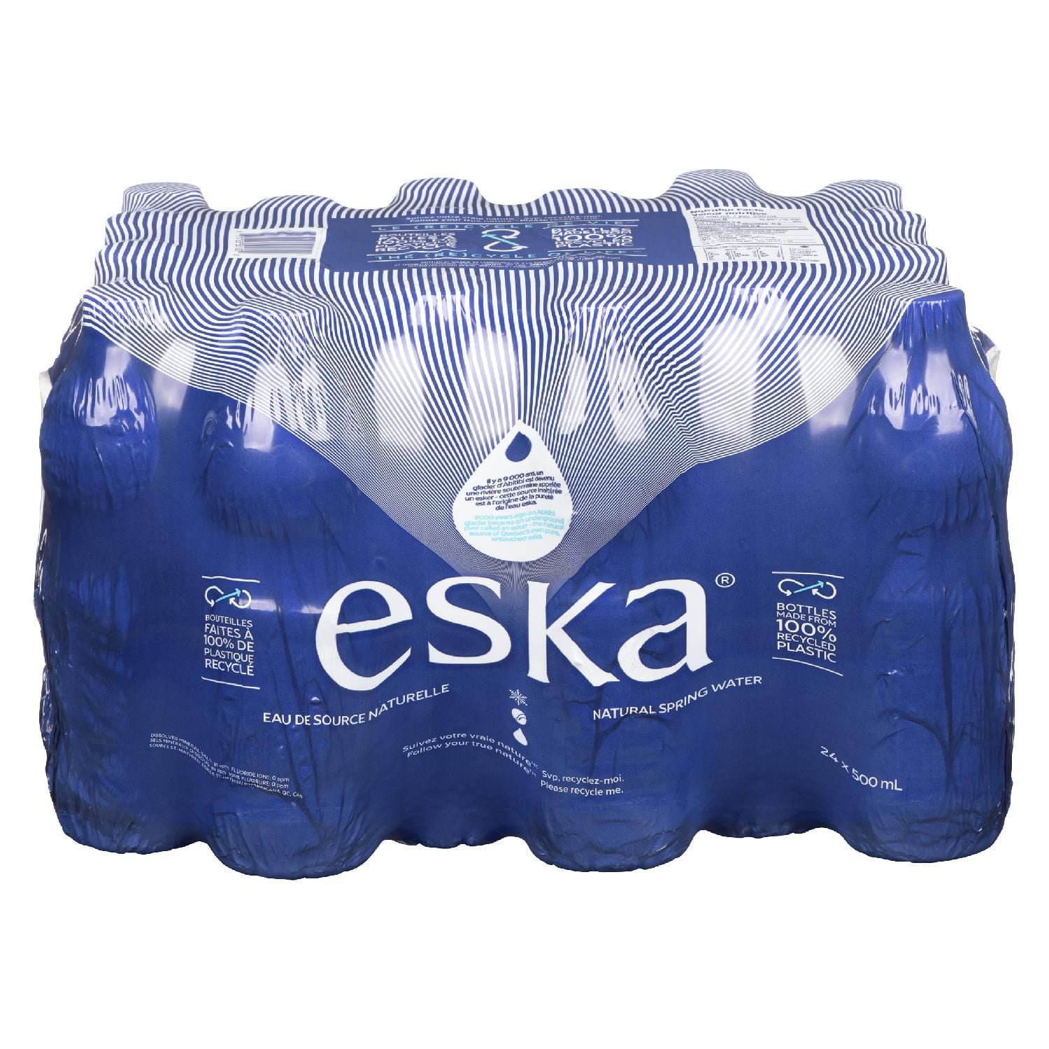Eska Natural Spring Water 24 x 500ml, 24x500ml