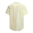 thumbnail image 3 of Aloohaidyvio Men's Vintage Hawaiian Shirt 2025 Short Sleeves Coconut Printed Button Down Summer Beach Casual Shirts, 3 of 4