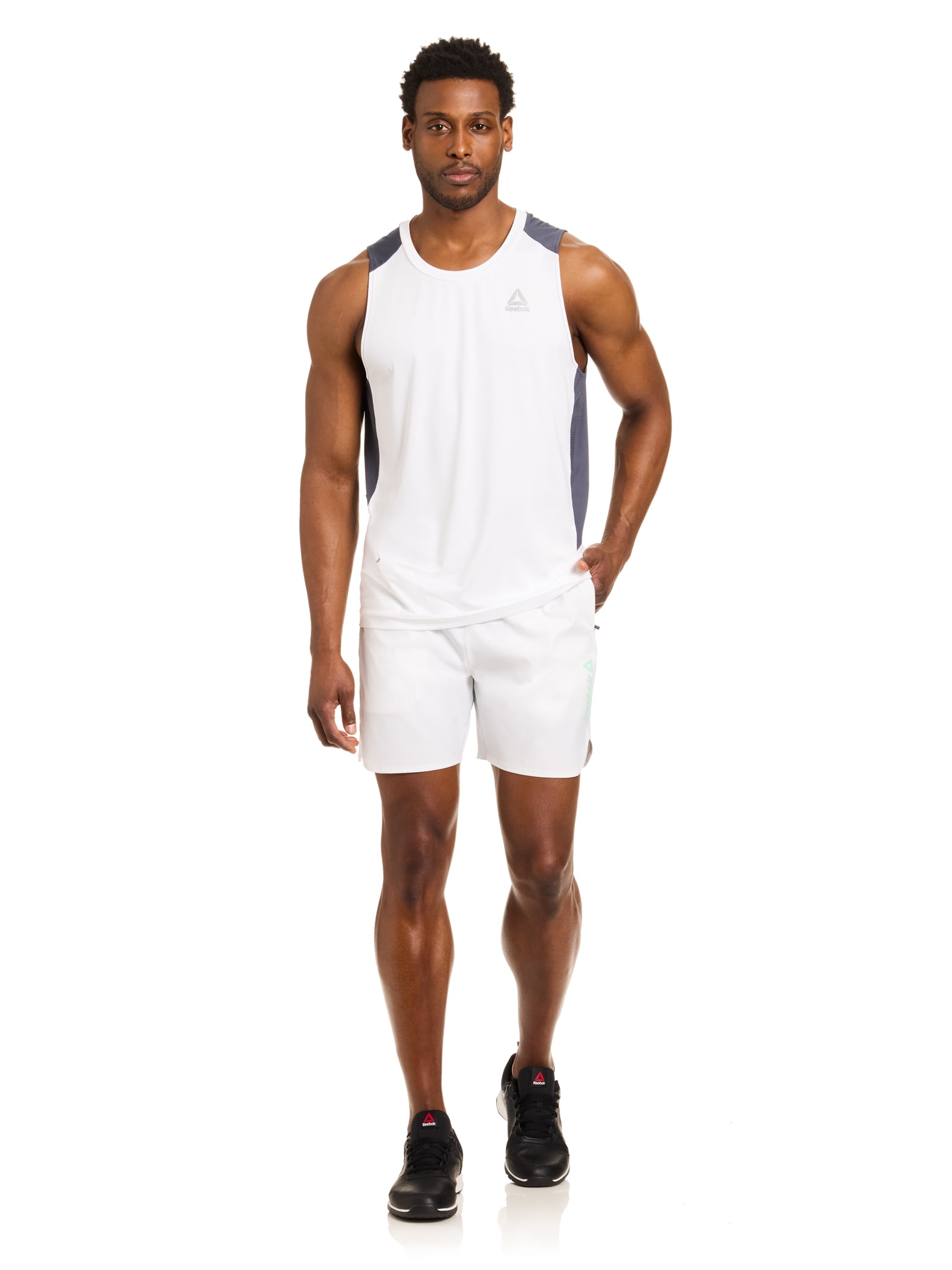 Reebok Men's and Big Men's Hype Running Short, 6" inseam, Size S-3XL