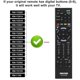 thumbnail image 4 of Reemplazo de control remoto universal compatible con Sony Rm-ed047, 4 of 4