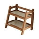 thumbnail image 2 of Estante para secar tazas, soporte para tazas de 2 niveles, versátil para cocina y sala de estar Marrón, 2 of 9