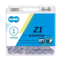 KMC EPT Z1 Narrow Chain, Dark Silver, 112 Link