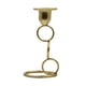 thumbnail image 2 of Portavelas Tealight Portavelas votivas Portavelas Candelabros, Velas cónicas Portavelas de granja Soporte de velas Candelabro de metal para comedor Tres Bucles 6x13cm Macarena Portavelas, 2 of 7
