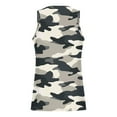 thumbnail image 3 of Dagegui Camo Print Tank Tops for Men Big and Tall Running Workout T-Shirts Summer Crewneck Sleeveless Tees Lightweight Hiking Camouflage Tanks Today Deals Gray L, 3 of 4