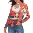 thumbnail image 2 of Strong Santa Women's Turtleneck Sweater Long Sleeve Ribbed Fitted Turtle Neck Casual Fall Winter Collection Top 2XL, 2 of 4