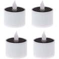thumbnail image 1 of Velas LED con energía solar, velas parpadeantes sin llama, velas electrónicas impermeables para decoración de Navidad, bodas, cumpleaños, paquete de 4, 1 of 8