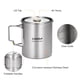 thumbnail image 2 of Vaso para Camping LIXADA de Acero Inoxidable 750 mL con Tapa y Asa, 2 of 9