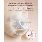 Momcozy M5 Lite Wearable Breast Pump - Electric, Hands-Free, DoubleFit Flange, 3 Modes & 9 Levels, 24mm, 2-Pack