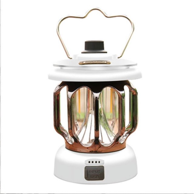 Luces LED retro para acampar al aire libre, luces portátiles para carpas, luces portátiles para acampar recargables por USB