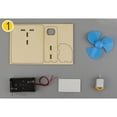 thumbnail image 3 of TISHITA DIY Fan Motor Model Toy Science Experiment Kit Projects Educational Toy for Kids, 3 of 4