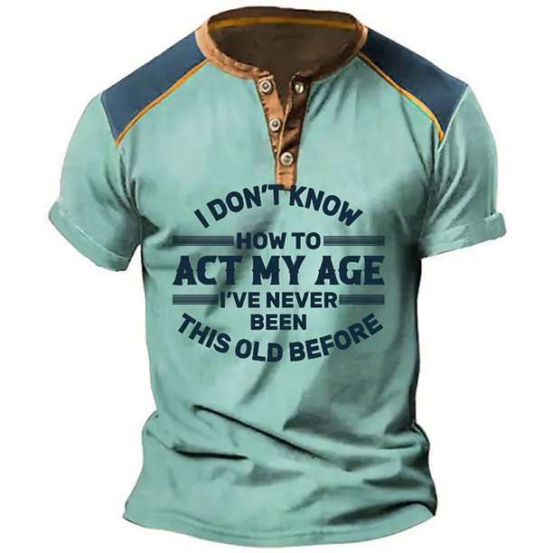 Men's T-shirt T-shirts Graphic Text Black Military Green Pool Dark Gray 3D Printing Street Casual Short Sleeve Button Down Printed Clothing Basic 2XL