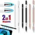 thumbnail image 2 of Magnetic Stylus Pen Multifunctional Touch Screen Pens for Phone Tablet Capacitive Screen Device Office Writing Ballpoint Pencil Black-1PCS, 2 of 6