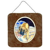 Carolines Treasures  Fawn Great Dane Wall or Door Hanging Prints - 6 x 0.02 x 6 in.