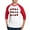 Red/White, variant on CafePress - Playing Card Symbols Baseball Jersey - Cotton Baseball Jersey, 3/4 Raglan Sleeve Shirt