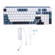 thumbnail image 2 of Teclado Mecánico, Teclado De Juego Inalámbrico, BT 2.4G USB C, 75% De Teclado Mecánico Inalámbrico Con 98 Teclas, Junta Hot Swap Mount RGB Retroiluminada Para Juegos,, 2 of 7