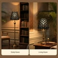 thumbnail image 4 of Metal Lamp Shade, AEELLEEA Barrel Mini Lampshade for Table Lamp and Wall Lamp Cover, 5X9X7in， Spider， bedside lamp shades, 4 of 8