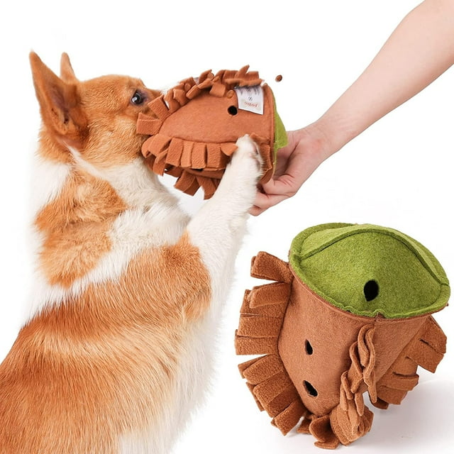 Juguete de peluche a las escondidas para perros Squeaky Snuffle HUOGUO
