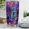 thumbnail image 4 of Personalized Owl Tumbler 20oz 30oz Insulated Tumblers with Lid Coffee Travel Mug Cup for Women Girl Owls Gifts for Birthday Christmas, 4 of 7