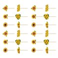 thumbnail image 4 of 24pcs Sunflower Cake Topper Cupcake Topper Party Dessert Cake Decoration, 4 of 7