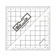 thumbnail image 1 of Regla triangular acrílica semicuadrada Bloc Loc HST- 4,5x4,5 pulgadas, 1 of 1