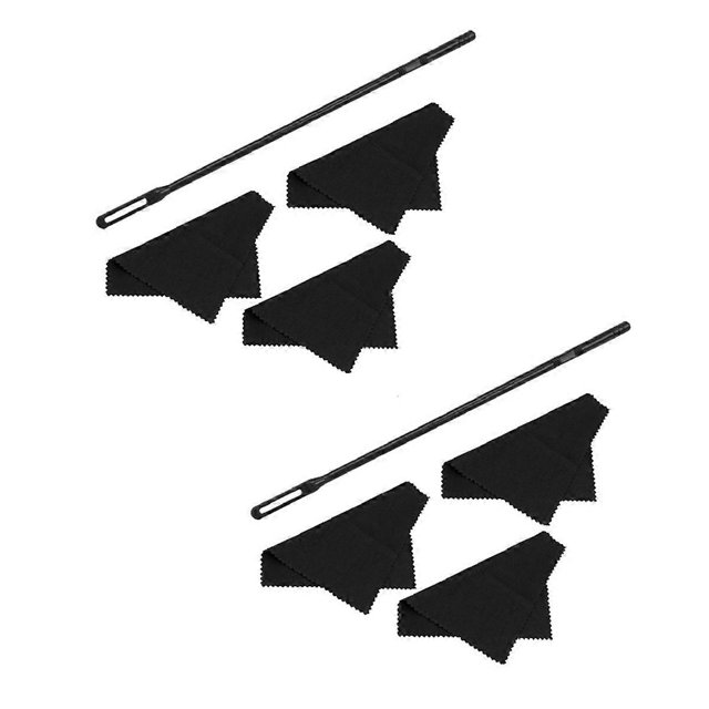 Flute Cleaning Rod Wind Music Cleaning Tool Cleaning Cloth Set Flute Probe Cleaning Rod+Cloth Rod Length 345mm