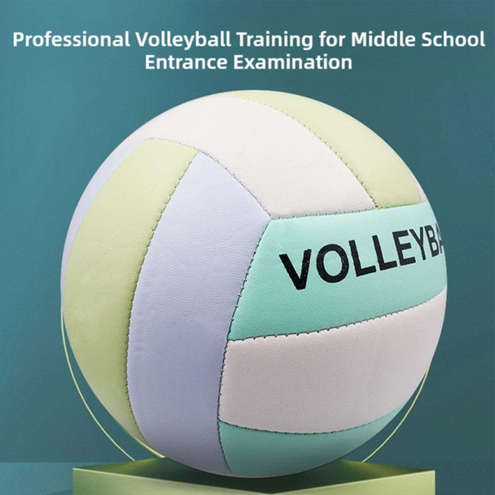 PLPPYFS Volleyball, Super Soft Volleyball Beach Volleyball Official Size 5 for Outdoor, Indoor, Pool, Gym, Training Premium Volleyball Equipment Durability Stability Sports Ball
