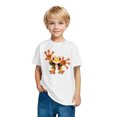 thumbnail image 3 of RXIRUCGD 2025 Vêtements d'Été pour Enfants T-shirt Imprimé Mode Mignon Col Rond Manches Courtes, 3 of 5
