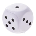 thumbnail image 2 of esponja dados espuma punto dados jugando a los dados para la ense?anza educación juguete blanco Sunnimix Dados de esponja, 2 of 6