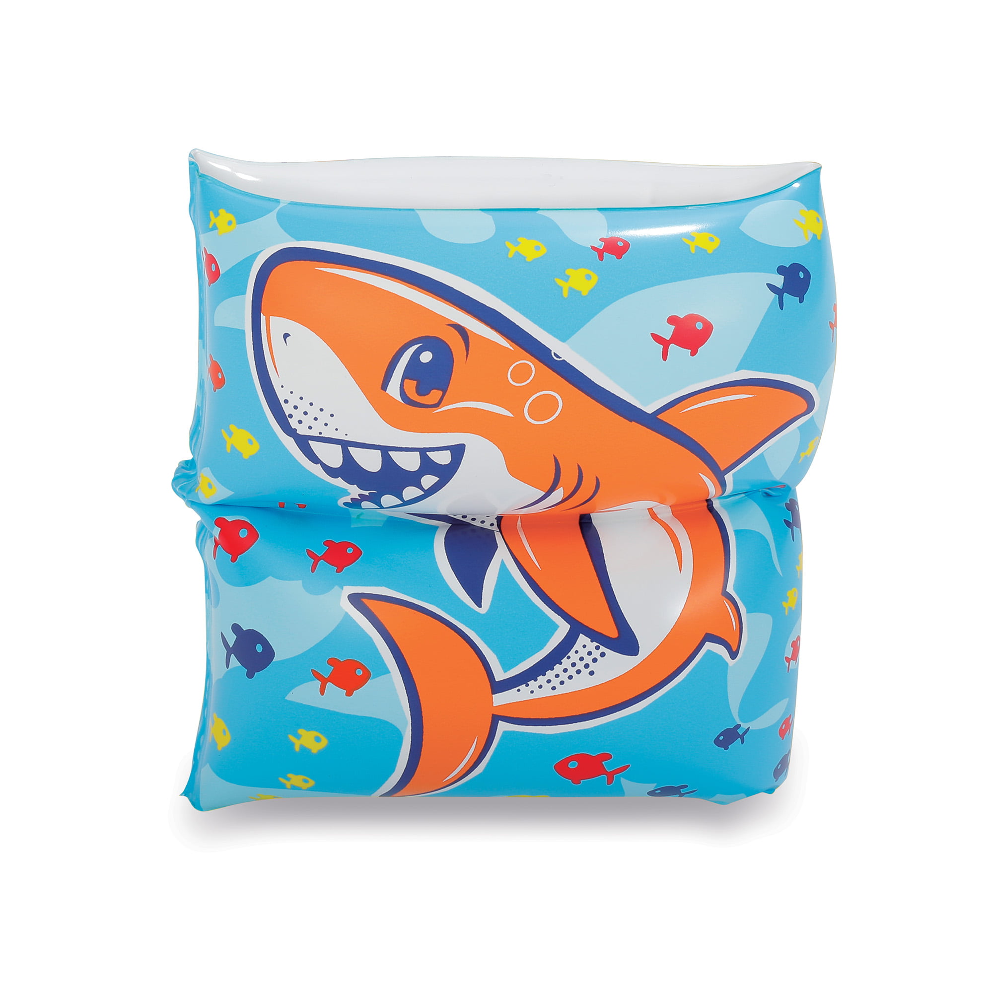 2 Play Day Inflatable Shark Printed Armbands in Blue Ages 3-6 1 Boys 1girls for sale online 