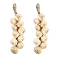 thumbnail image 1 of 2pcs Lifelike Fake Vegetable Artificial Garlic Strings Wall Decor Photo Props, 1 of 2