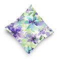 thumbnail image 5 of Floral Pattern in Purple Throw Pillow Covers Couch Pillowcases Decor for Bed Sofa 18" x 18", 5 of 7