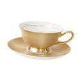 thumbnail image 2 of yotijay Ceramic Coffee Cup and Saucer Mug Delicate Espresso Cup Cappuccino Mug for Party gold, 2 of 9