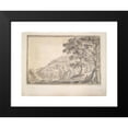 thumbnail image 2 of Herman van Swanevelt 18x14 Black Modern Framed Museum Art Print Titled - Landscape With&nbsp;Figures (17th&nbsp;Century), 2 of 5
