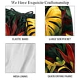 thumbnail image 4 of luoweisi Men's Beach Shorts Quick Dry Swim Trunks with Mesh Lining Tropical Leaves XL, 4 of 5