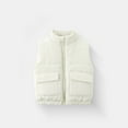 thumbnail image 2 of XIYON Girls Winter Vest Padded Quilted Sleeveless Jacket Warm Thickened Outerwear For Kids Toddler Casual Outfit Lovely, 2 of 4