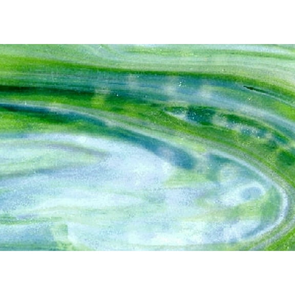 Youghiogheny Stained Glass - WHITE/DK GREEN/INKY BLUE