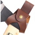 thumbnail image 4 of Ax Head Cover - Small Hatchet Head Cover and Protector, Thicken Ax Head Cover and Protector, Metal Buckle, Waist Hanging, Universal, Outdoor and Garde, 4 of 5