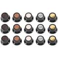 thumbnail image 1 of 15Pcs Aluminum Guitar Tone and Volume Speed Control Knobs Top Hat for Lp Electric Guitar Replacement Buttons, 1 of 7